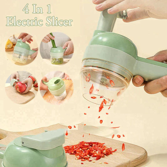 4 In 1 Rechargeable Vegetable Chopper